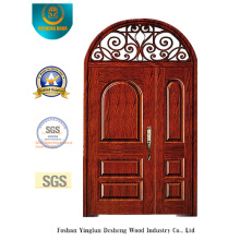 European Style Picture Security Door with Iron (B-9012)